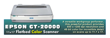 Epson GT-20000 Color Scanner