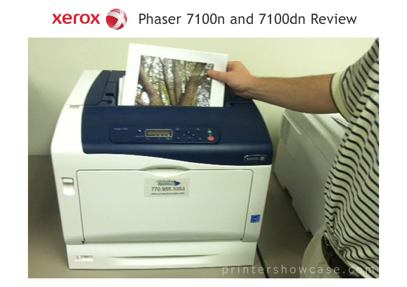 Color Laser Printer Review - Xerox Phaser 7100