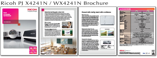 See full Brochure See full Brochure for Ricoh PJ WX4241N